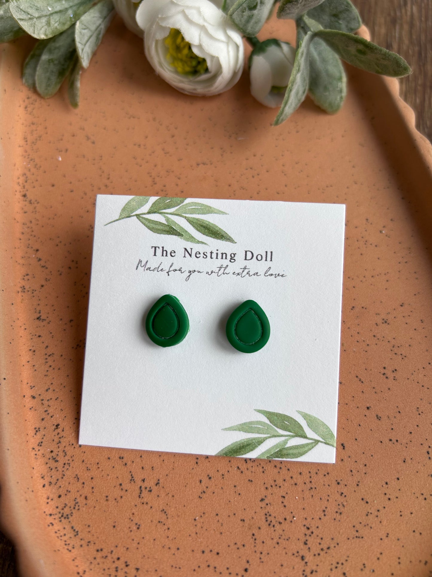 Forest Green Teardrop