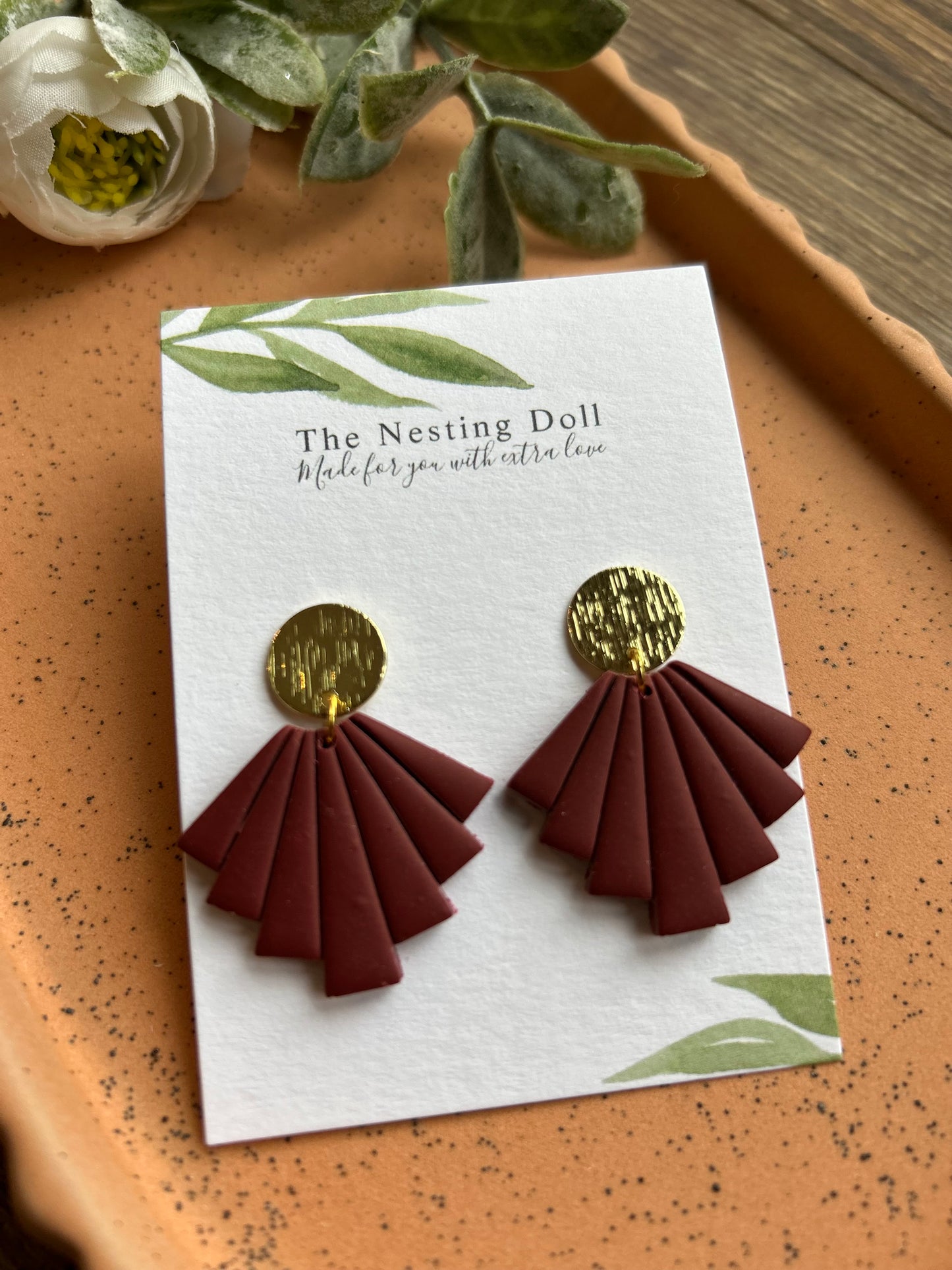 Wine Red Empire Dangles