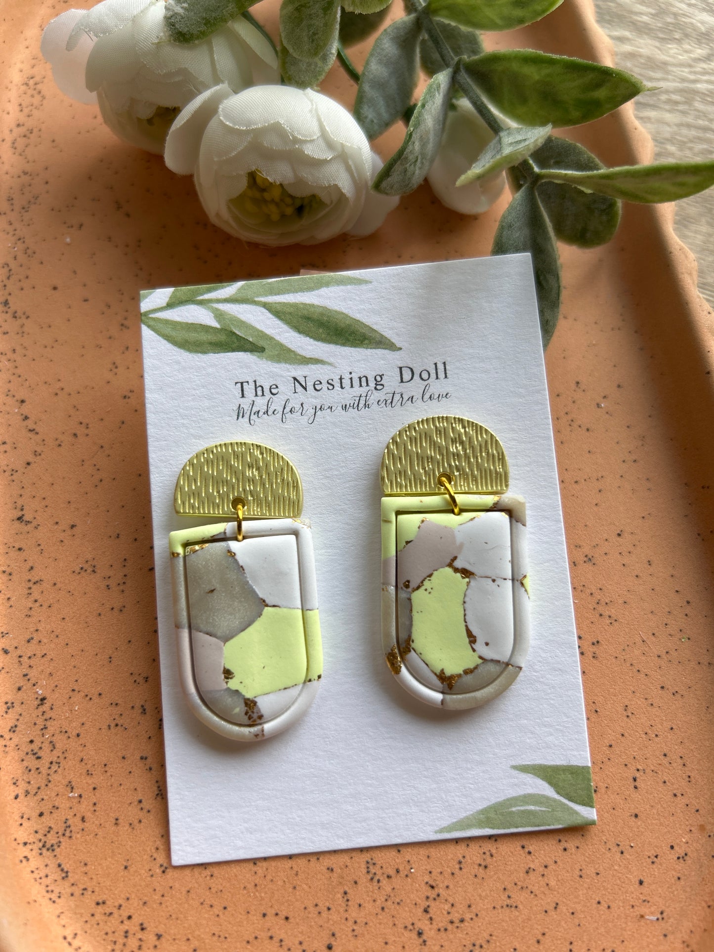 Sunshine Marbled Dangles