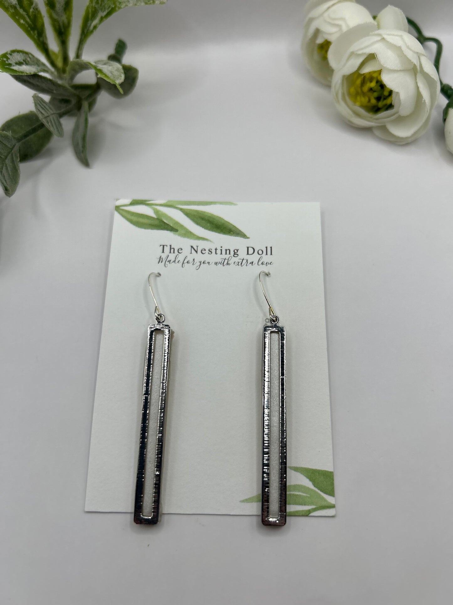 Silver Longline Dangles