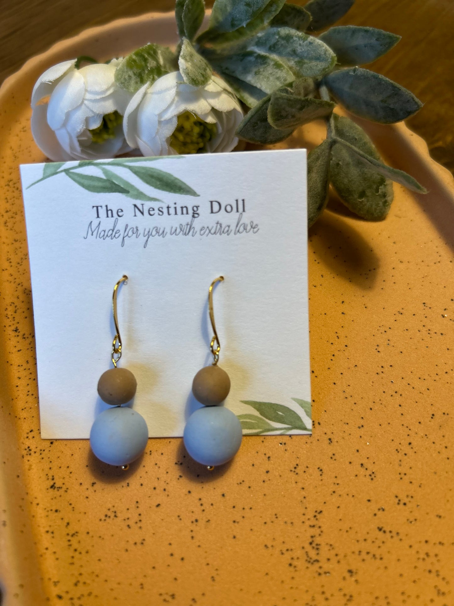 Hand Rolled Bead Dangle 2