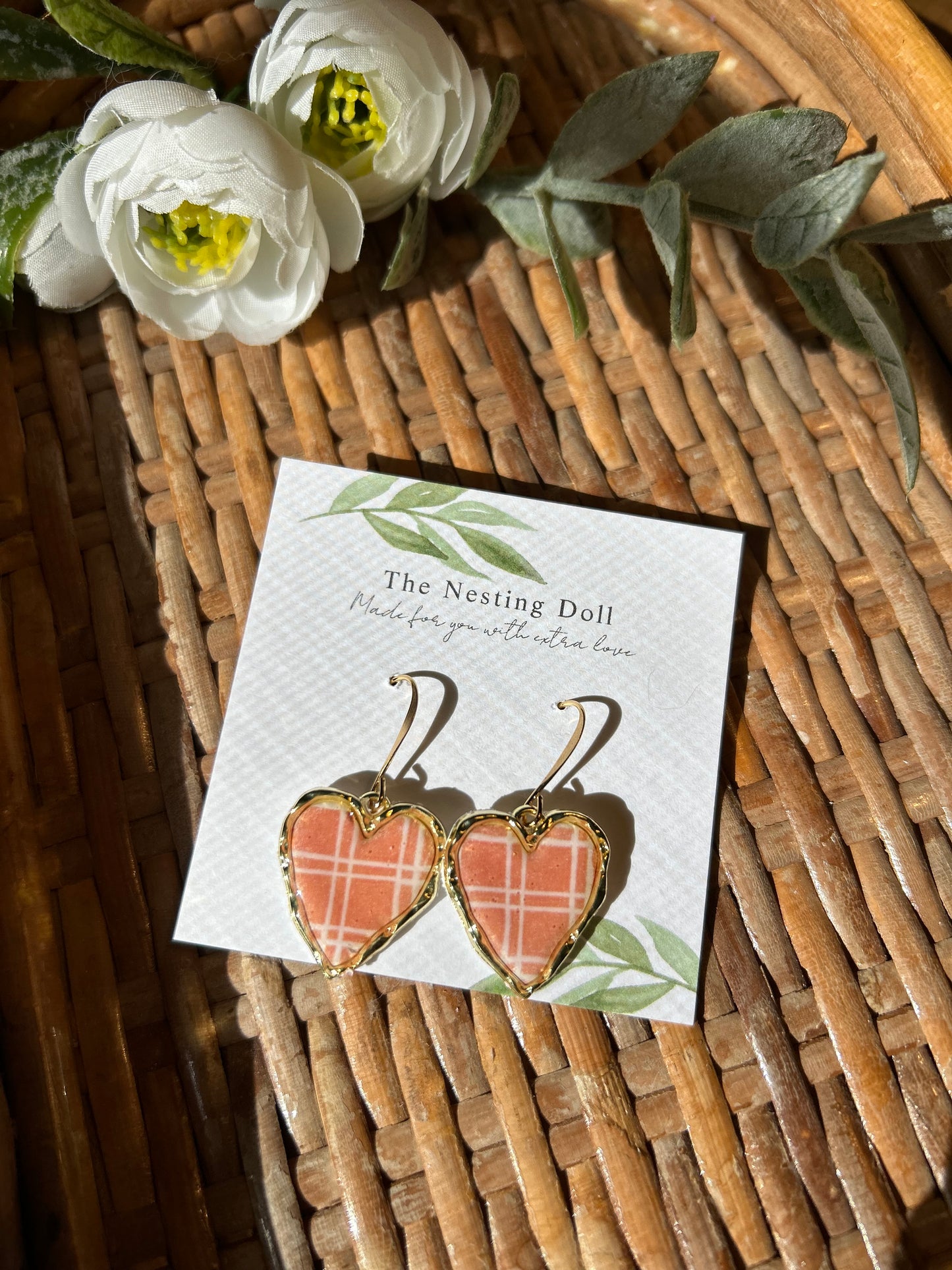 Harvest Plaid Hearts