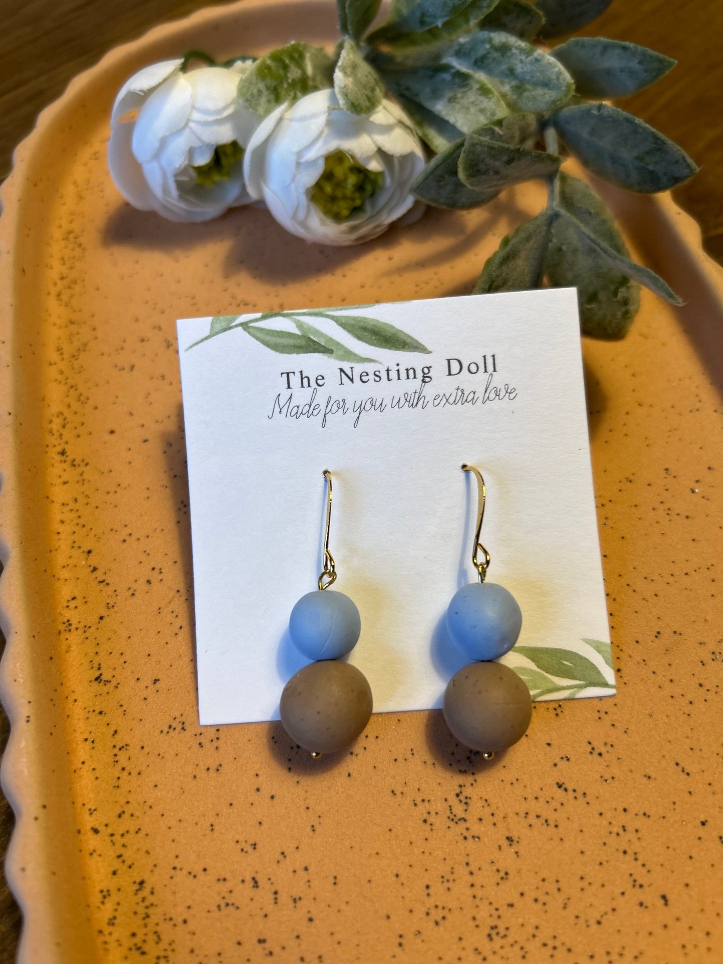 Hand Rolled Bead Dangle 1
