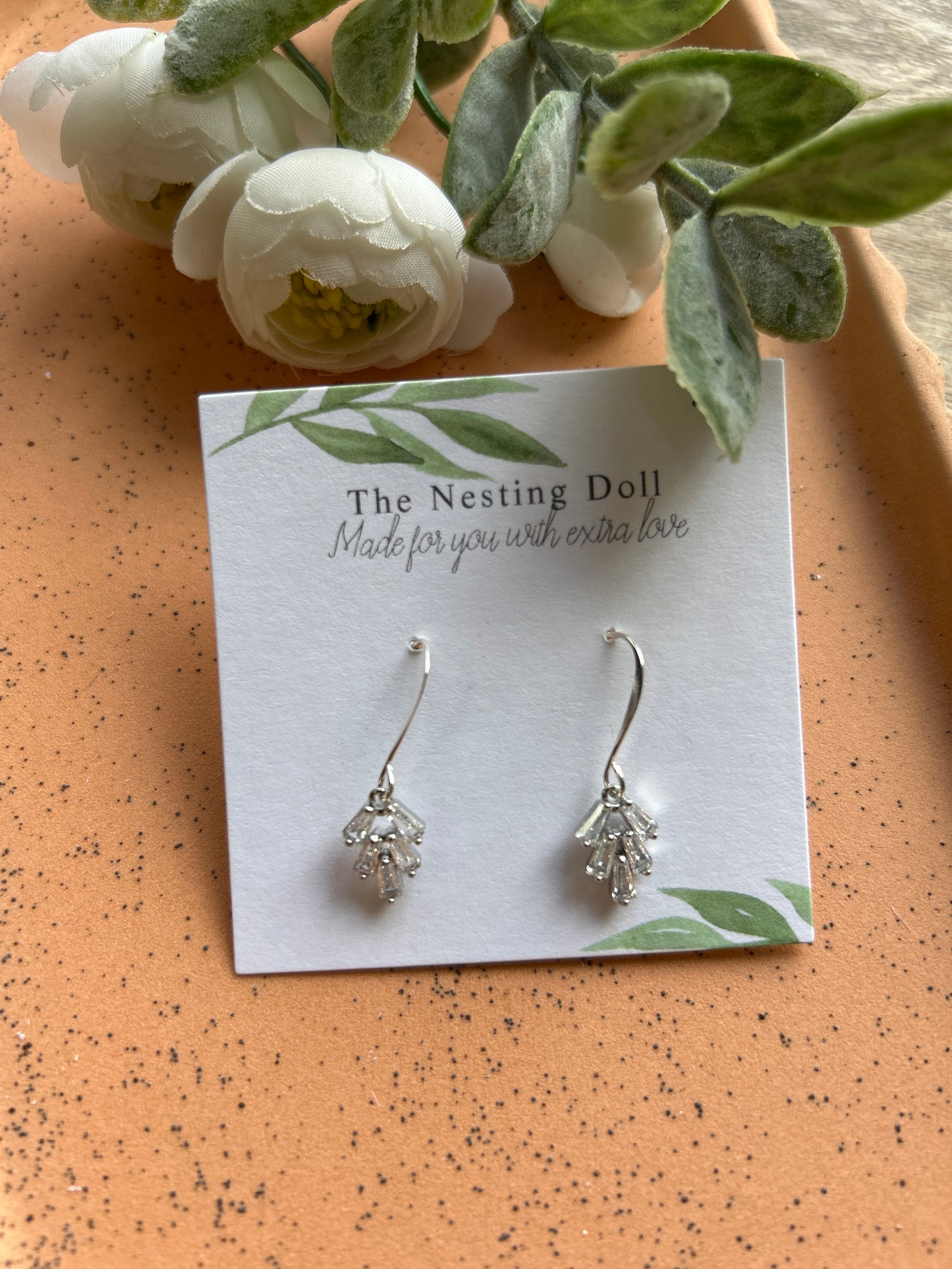 Glam Silver Dangle