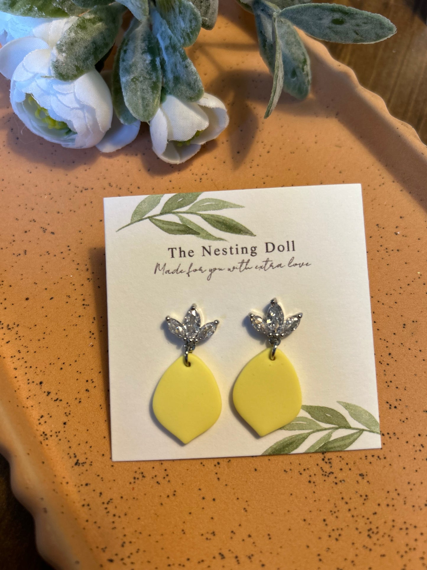 Yellow Charm Dangle
