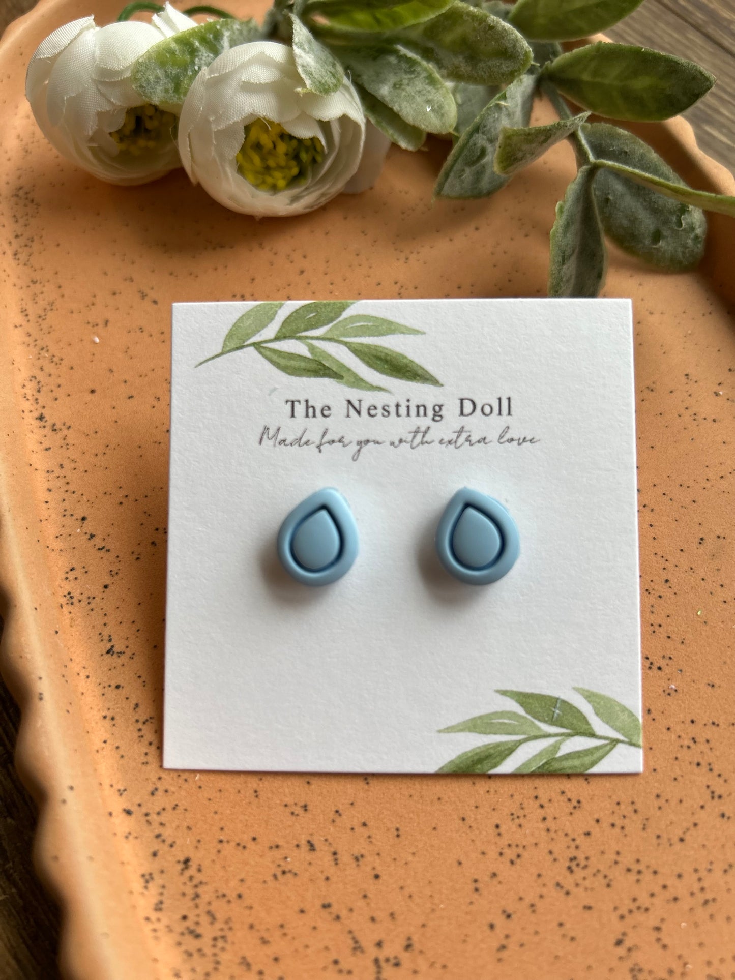 Light Blue Teardrop