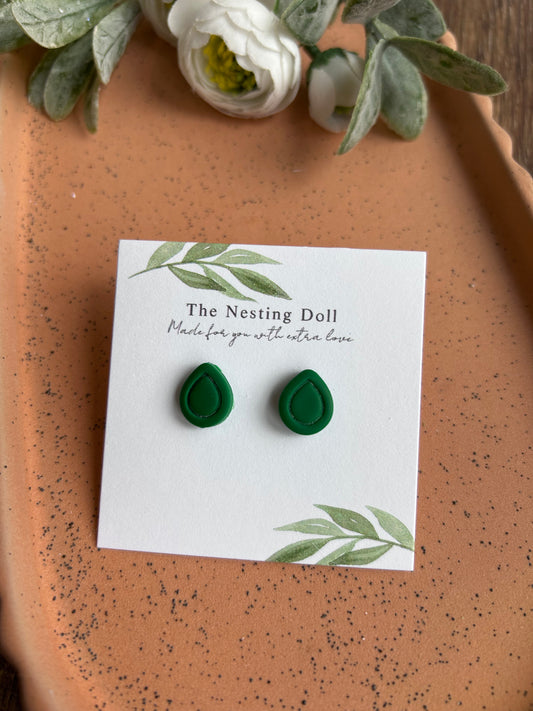 Forest Green Teardrop