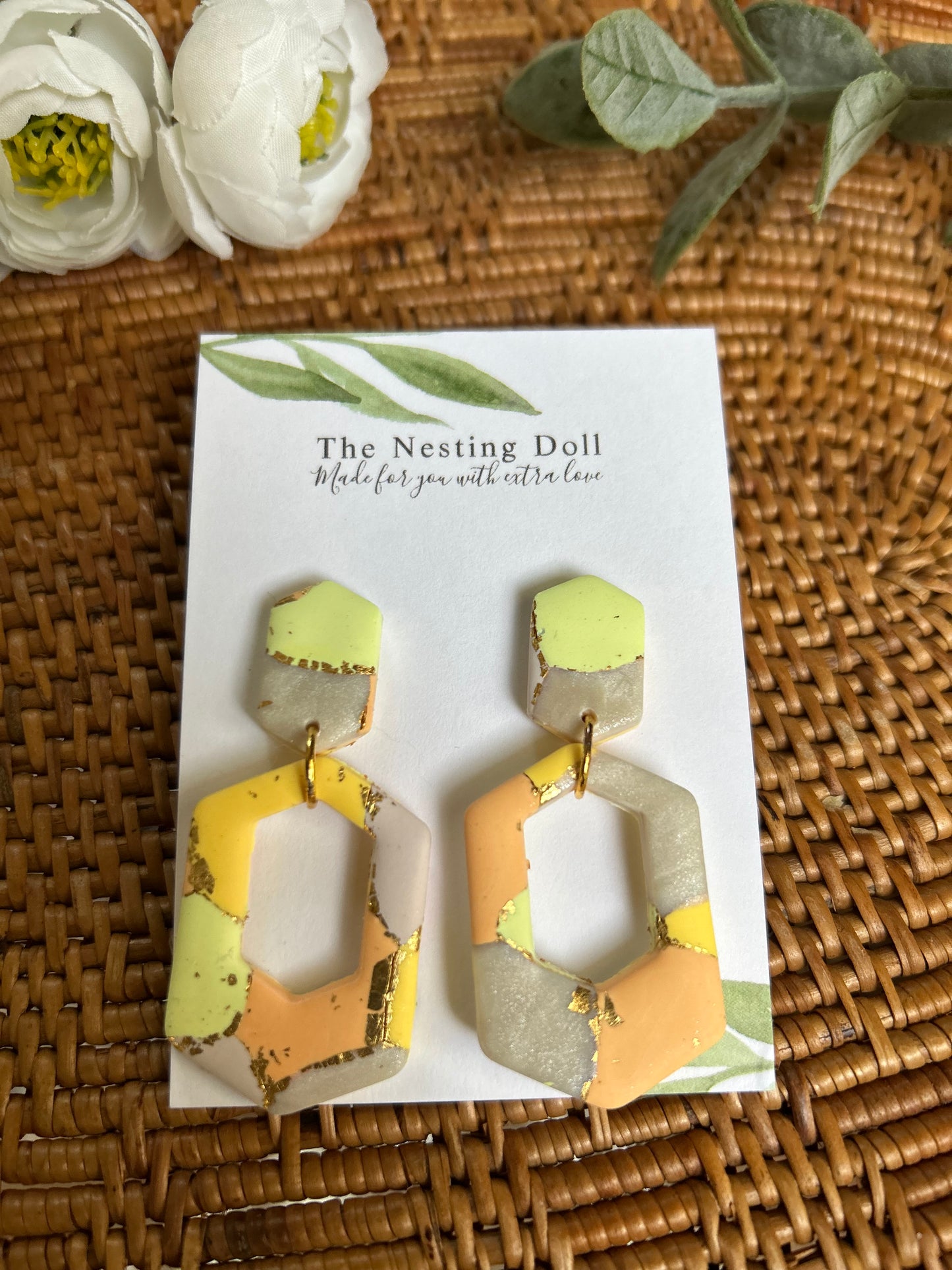 Peaches and Cream Groovy Dangle 2