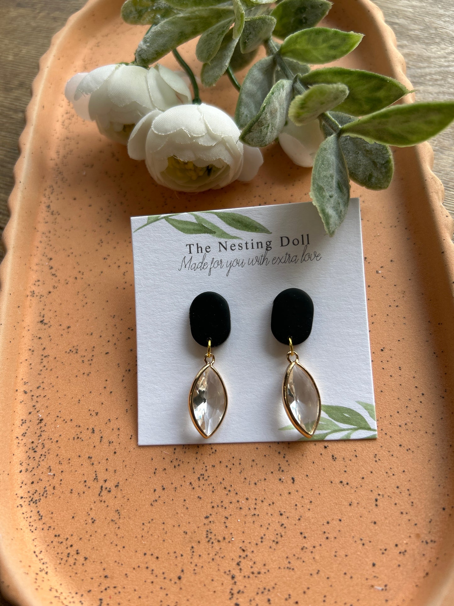 Black Charm Dangle