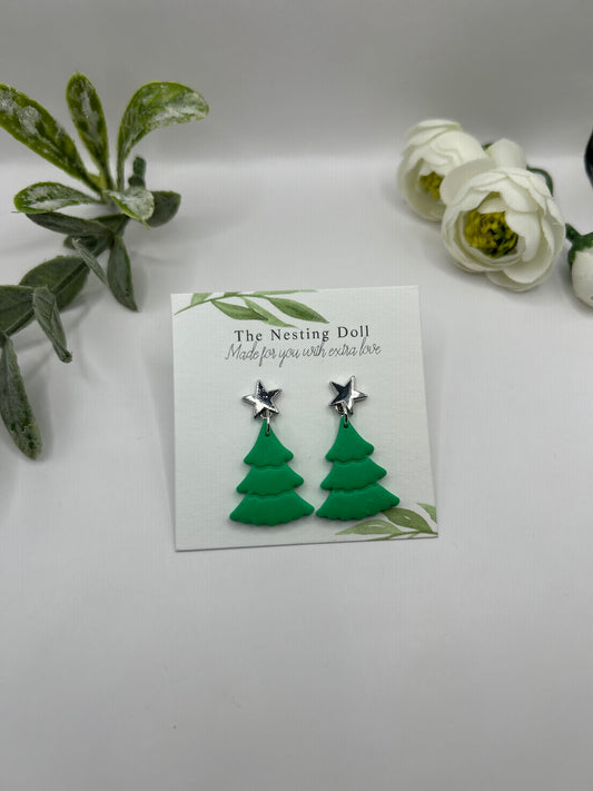 Small Christmas Tree Silver Star