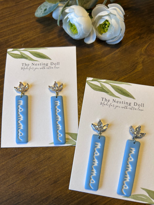 Mama Dangles (silver or gold)