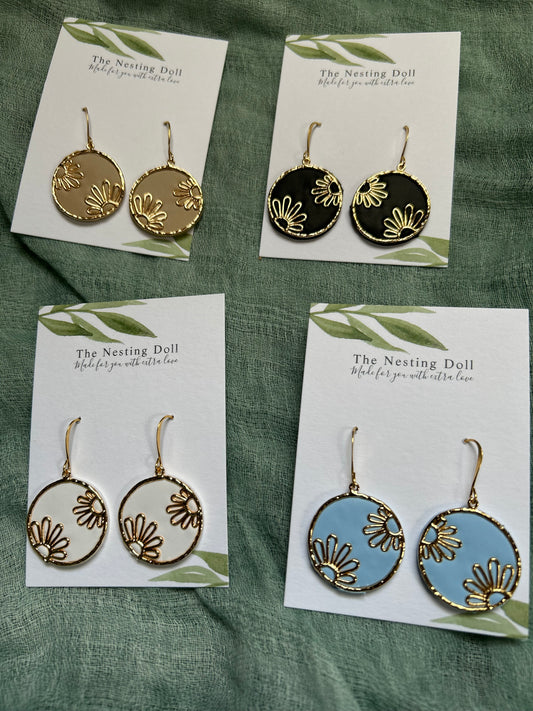 Gold Trimmed Flowers (Multiple Options)