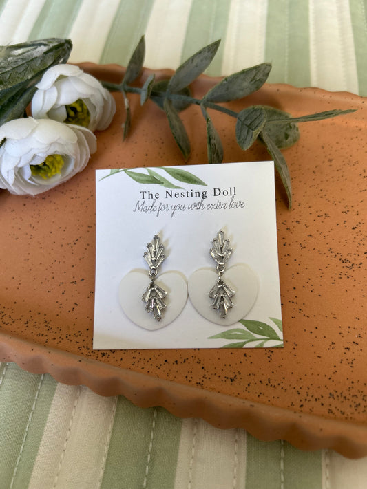 Double Charm Heart Dangles